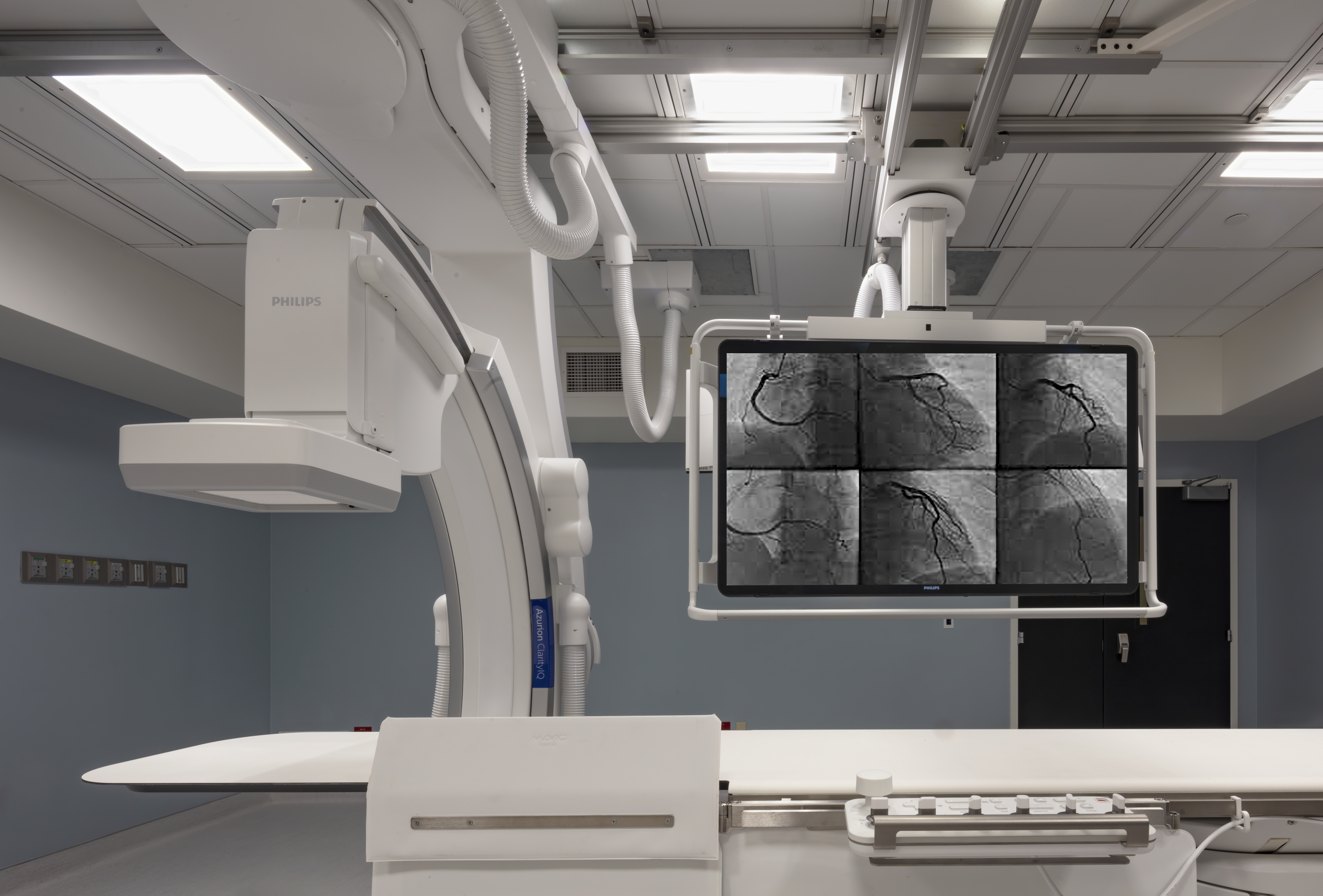 Cath Lab boom detail